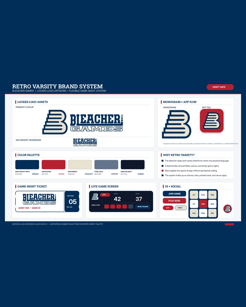 Bleacher Games: the concept round that survived