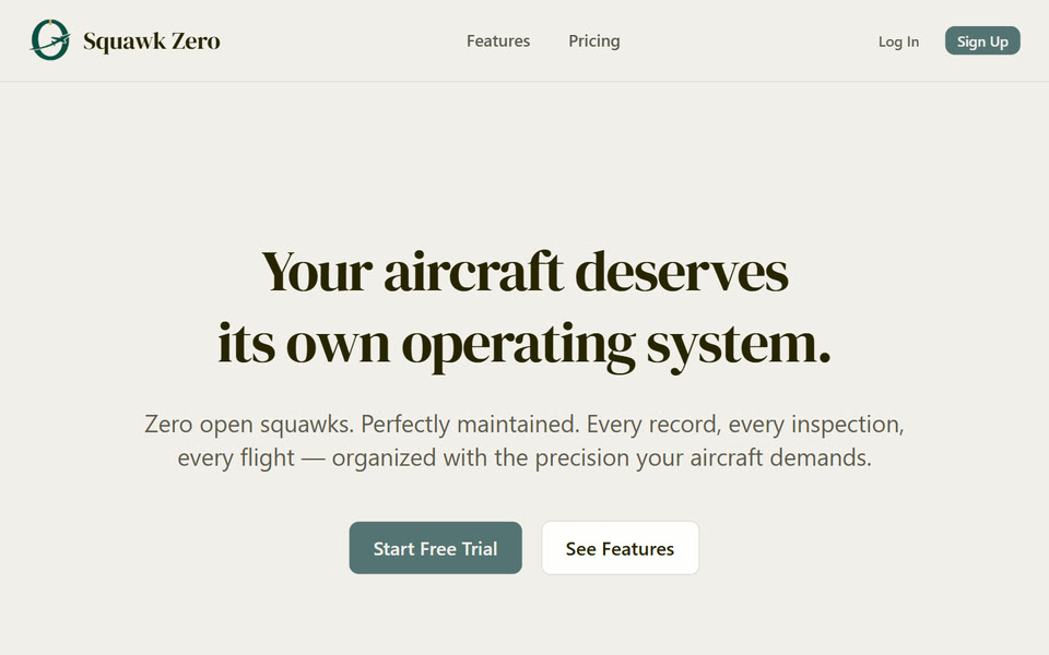 Squawk Zero website